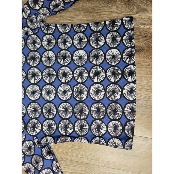 Marimekko for Target Youth Girls Size L Blue Print Rash Guard Sun Shirt Swim UPF - Picture 2 of 8